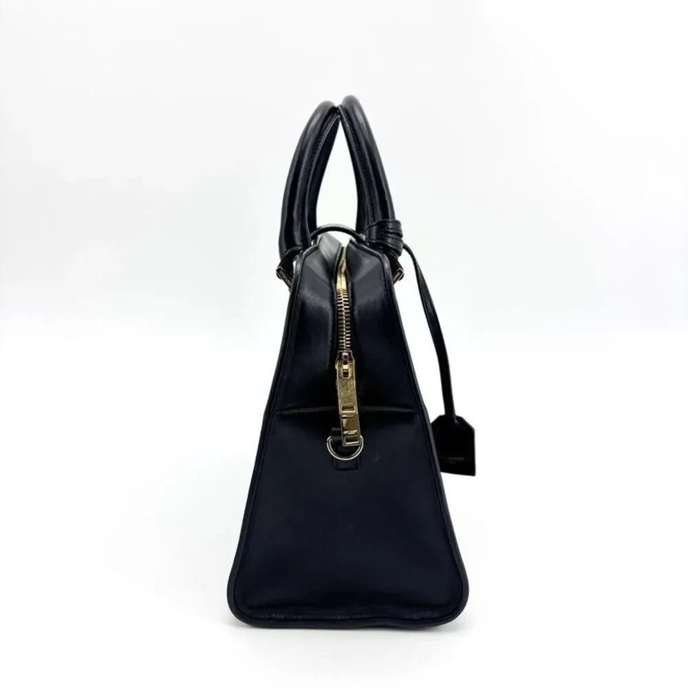 Saint Laurent Small Monogram Cabas Bag Black